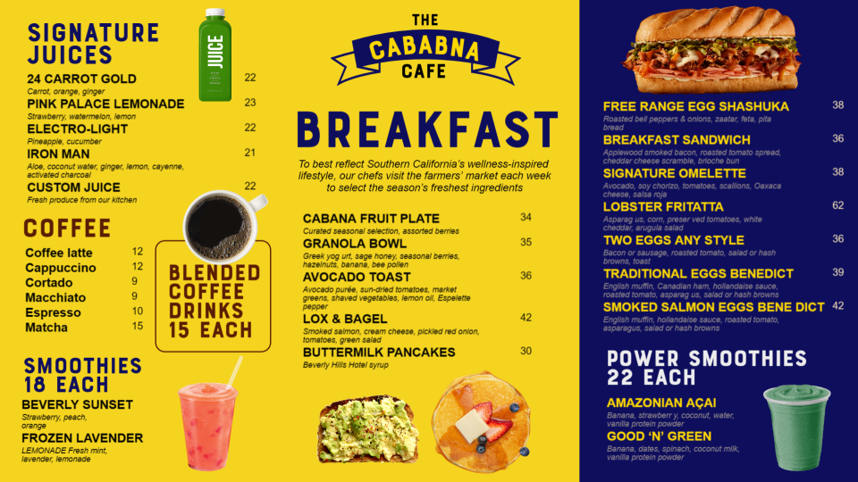 Editable Breakfast Menu Design Template