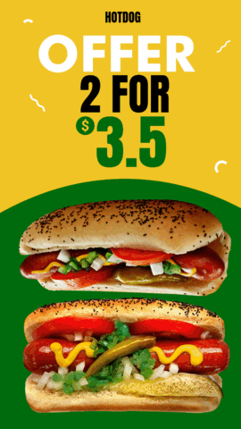 Hotdog Adboard
